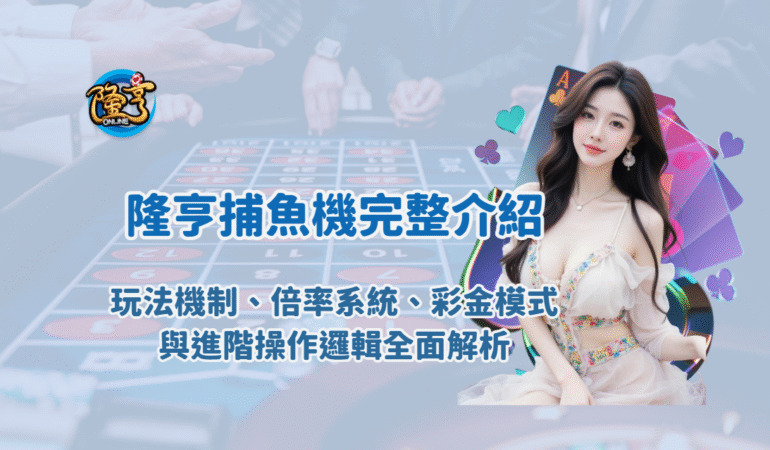 隆亨娛樂城捕魚機完整介紹｜玩法機制、倍率系統、彩金模式與進階操作邏輯全面解析
