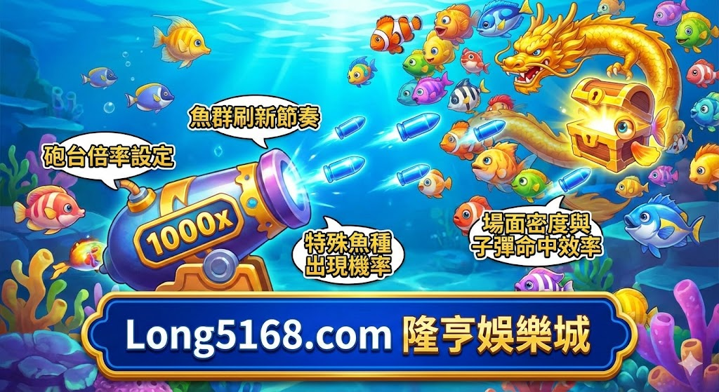 隆亨娛樂城捕魚機完整介紹|玩法機制、倍率系統、彩金模式與進階操作邏輯全面解析
